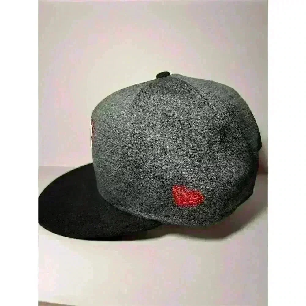 Mitchell & Ness Brooklyn Nets 9FIFTY Snapback Hat Gray Adjustable Unisex - Picture 2 of 11